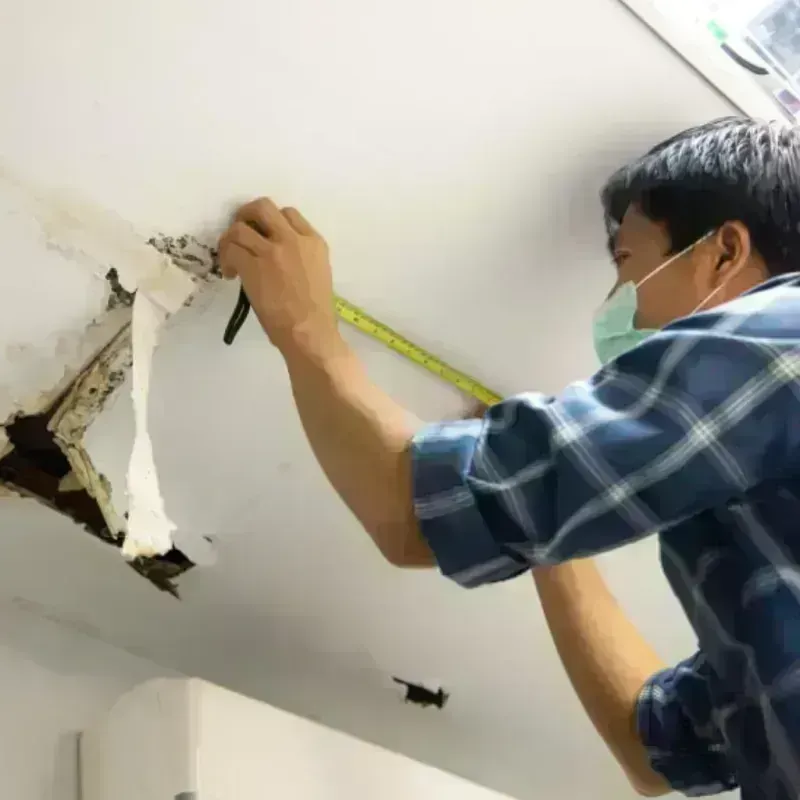 Ceiling And Wall Water Damage in Charlotte Court House, VA